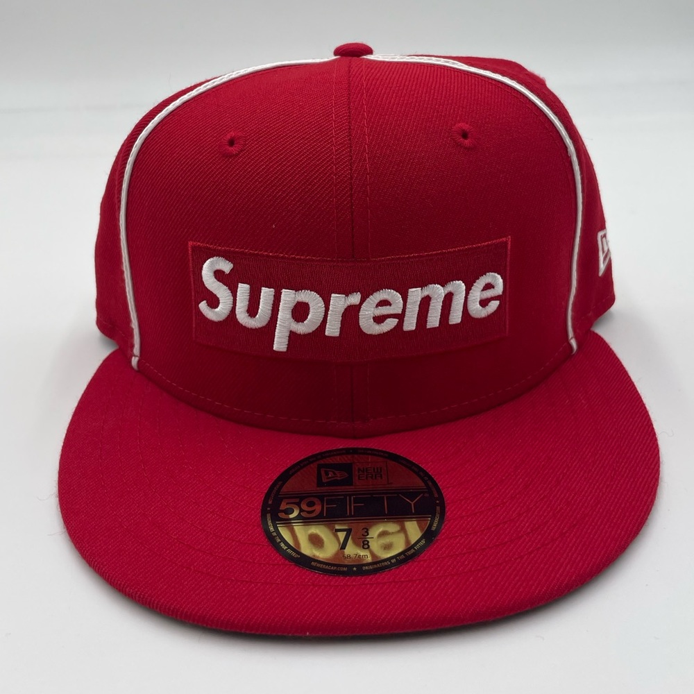 Supreme New Era Red Box logo Cap 59fifty size 7 3/8